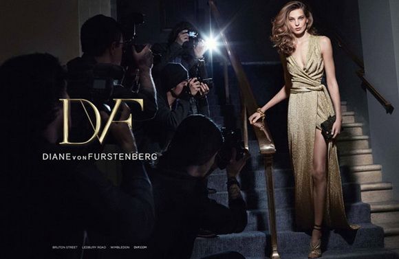 超模Daria Werbowy 代言DVF 2014秋冬大片
